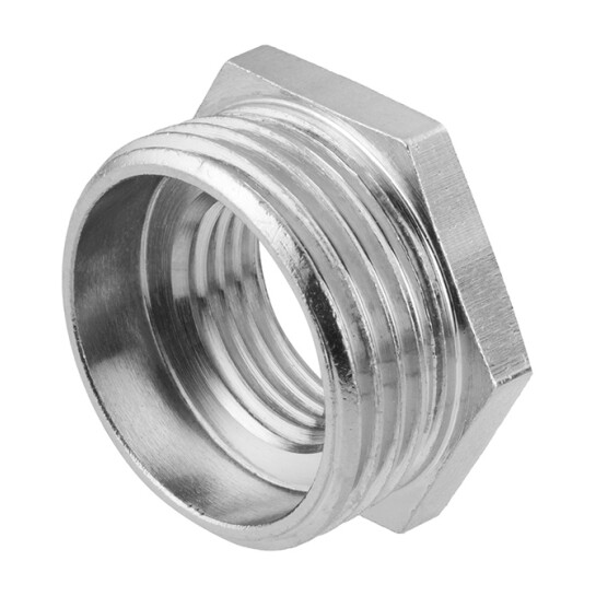 Футорки нержавіючі Футорка WaGa 1/2"х1" ВЗ нержавіюча сталь