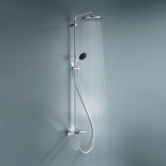 Додаткове фото - Душова система термостатична Grohe QuickFix Vitalio Start System 250 26988001