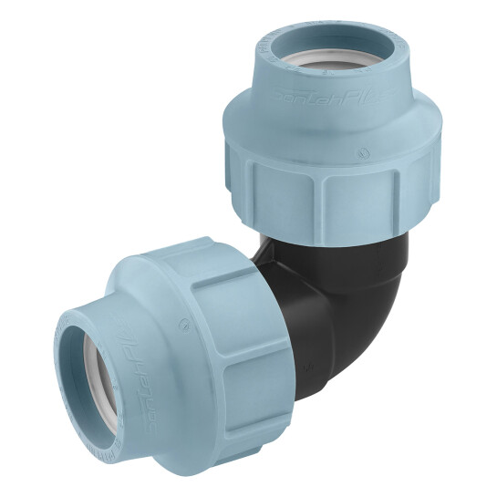 Головне фото - Коліно ПЕ SantehPlast 50х50 мм