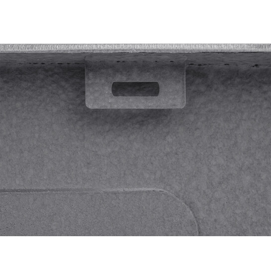 Додаткове фото - Кухонна мийка Kroner KRP Schwarze - 7844HM PVD (3/1 мм)