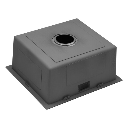Додаткове фото - Кухонна мийка Kroner KRP Schwarze - 4843HM PVD (3.0/1.0 мм)