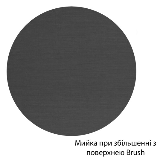 Додаткове фото - Кухонна мийка Kroner KRP Schwarze - 4843HM PVD (3.0/1.0 мм)