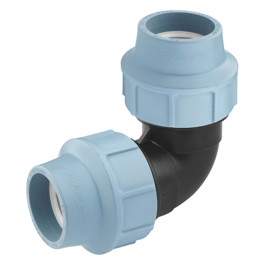 Головне фото - Коліно ПЕ SantehPlast 63х63 мм