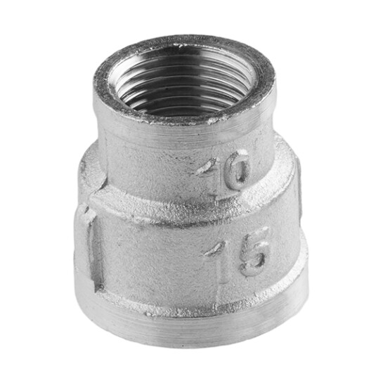Додаткове фото - Муфта перехідна посилена LexLine 1/2"х3/8" ВВ нікельована НК0331-Вн