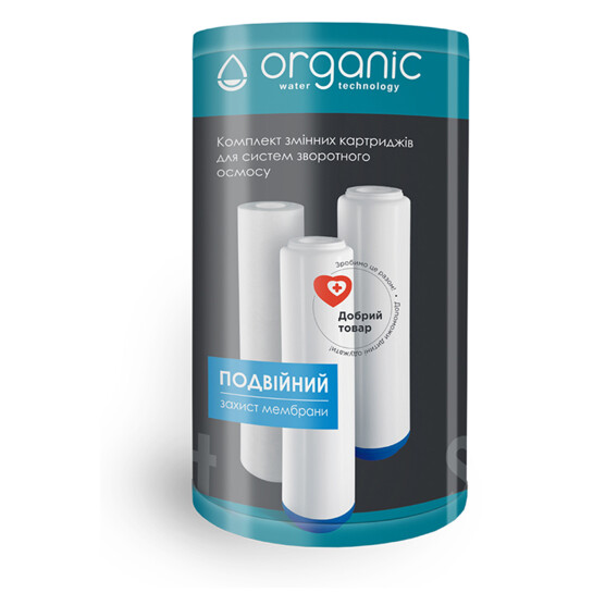 Головне фото - Комплект картриджів для систем зворотного осмосу Organic Smart Osmo