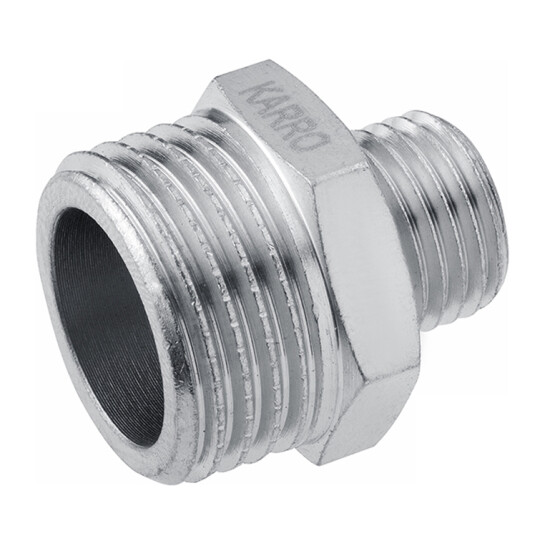 Головне фото - Ніпель перехідний Karro 1 1/4"х3/4" ЗЗ нікельований