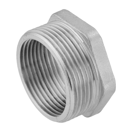 Додаткове фото - Футорка посилена LexLine 1 1/2"х1 1/4" ЗВ нікельована НК0723-Вн