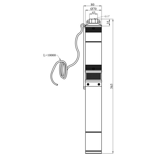Додаткове фото - Насос глибинний Forwater 3QGDa370-80