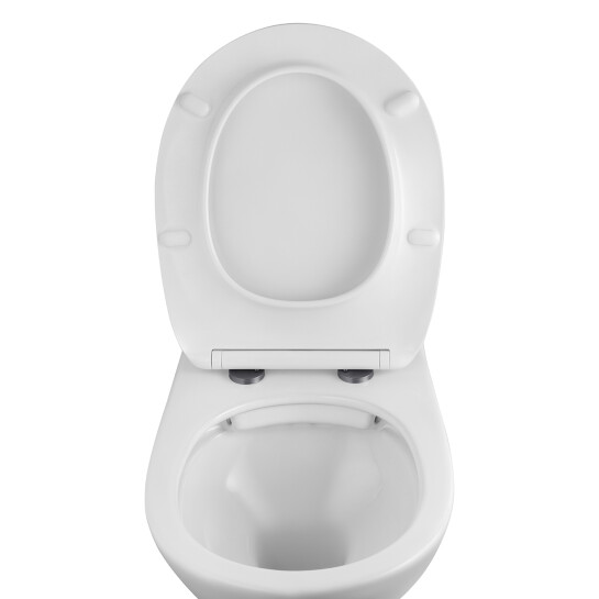 Додаткове фото - Комплект 4 в 1: Інсталяція GROHE Solido 3 в 1 3884966Q + Унітаз безобідковий Kroner Oker WHI533536 RIMLESS з сидінням Slim Duroplast / Soft-close / Quick relase KO533536WHIR (3884966KO533536)