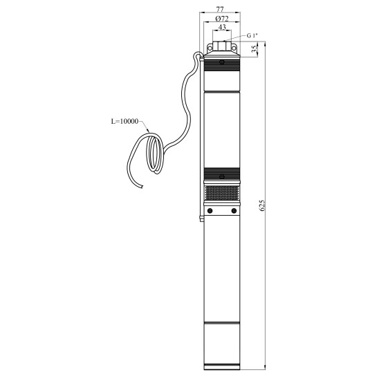 Додаткове фото - Насос глибинний Forwater 3QGDa550-100