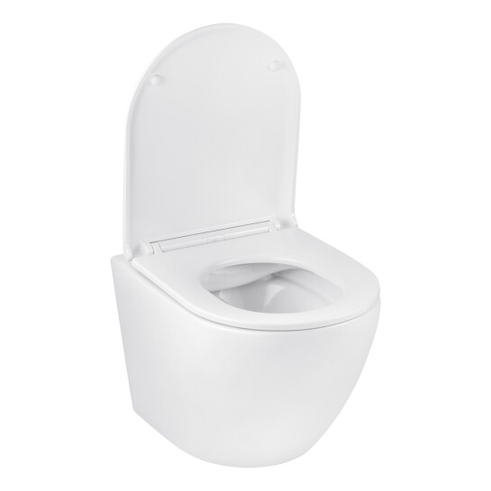 Додаткове фото - Комплект 4 в 1: Інсталяція GROHE Solido 3 в 1 3884966Q + Унітаз безобідковий Kroner Harz WHI493736 RIMLESS з сидінням Slim Duroplast/Soft-close/ Quick relase KH493736WHIR (3884966KH493736)