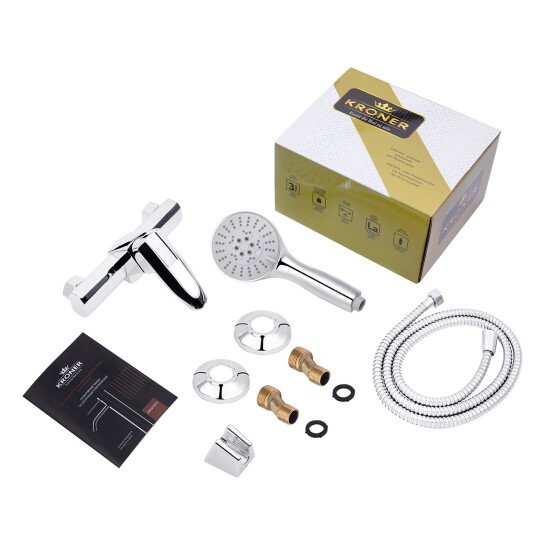Додаткове фото - Змішувач для душу Kroner KRM Kante - C050