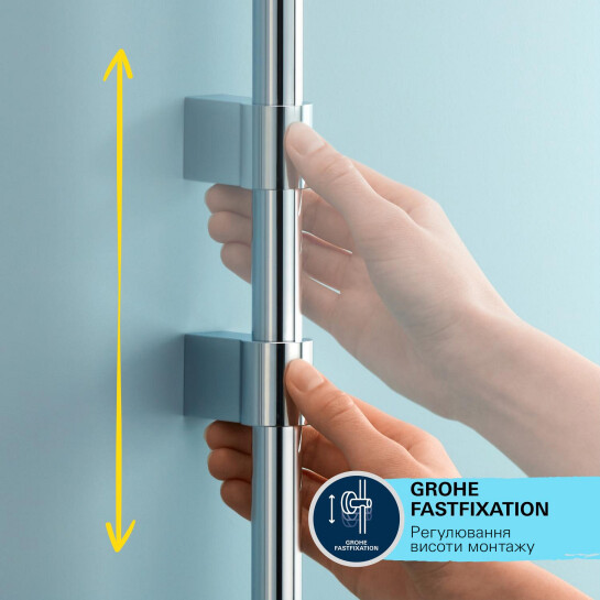 Додаткове фото - Змішувач для ванни Grohe QuickFix Dice BF101872VC