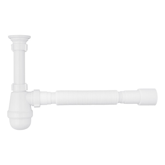 Сифони для умивальників Сифон для раковини Agua TB07 1 1/4''х40/50 мм з різьбовим випуском