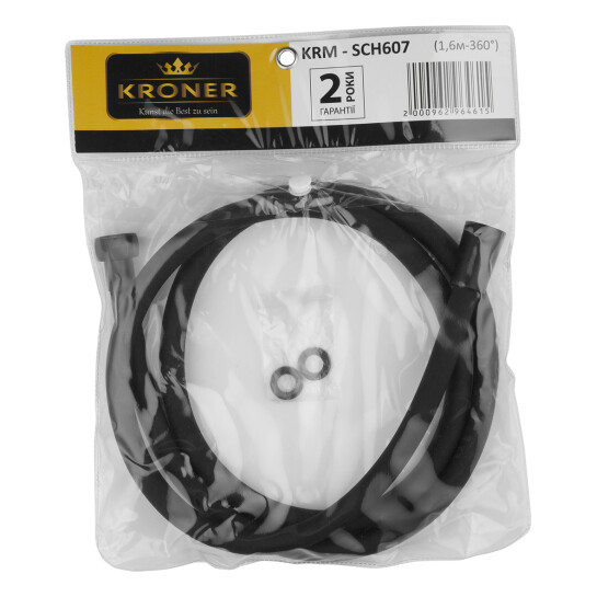 Додаткове фото - Шланг для душу Kroner KRM - SCH607 Anti-Twist 160 см