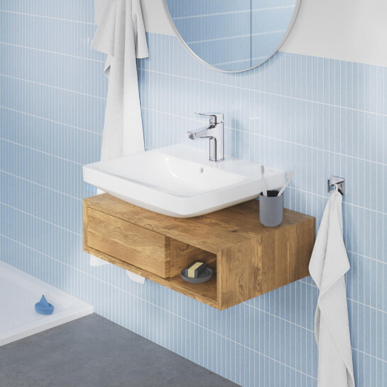 Додаткове фото - Набір аксесуарів для ванної кімнати Grohe QuickFix Start Cube 3 в 1 BF40961SC