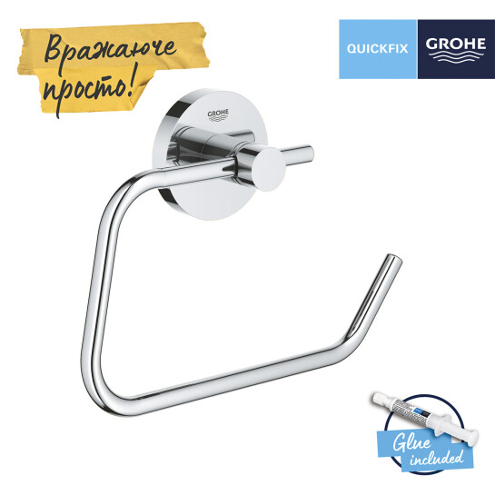 Додаткове фото - Тримач для туалетного паперу Grohe QuickFix Start 41200000