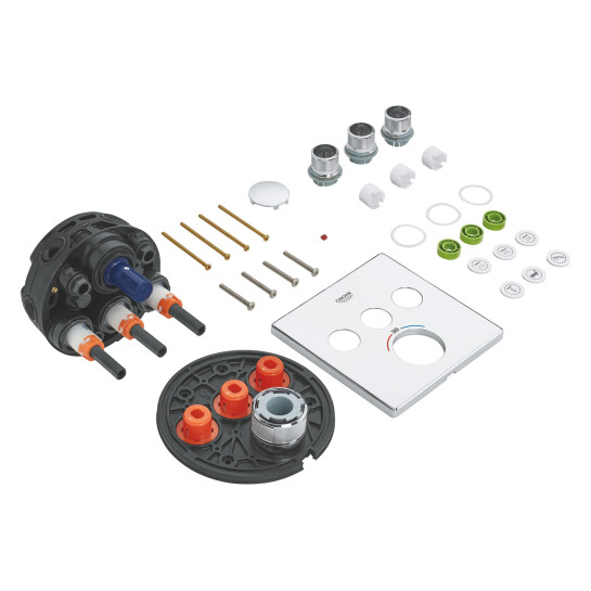 Додаткове фото - Душова система прихованого монтажу термостатична Grohe QuickFix SmartControl UA202802C3
