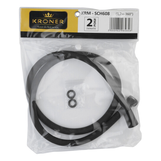 Додаткове фото - Шланг для душу Kroner KRM - SCH608 Anti-Twist  120 см