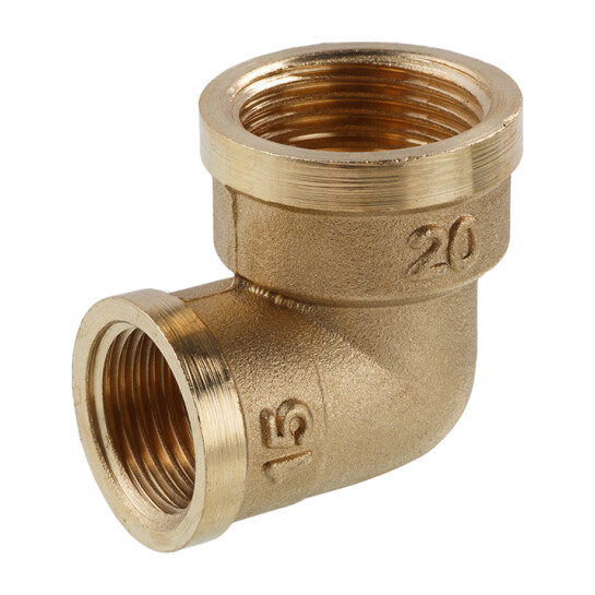 Головне фото - Кутник перехідний посилений LexLine 3/4"х1/2" ВВ латунний УК0112-В