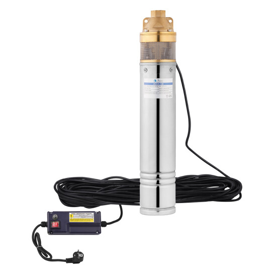 Додаткове фото - Насос глибинний відцентровий 4SKM 100 Hmax 61 м Qmax 45 л/хв P 750 Вт з пультом