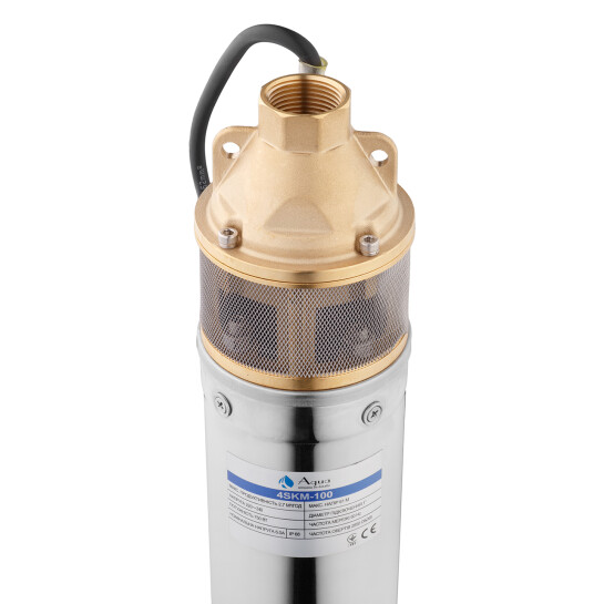 Додаткове фото - Насос глибинний відцентровий 4SKM 100 Hmax 61 м Qmax 45 л/хв P 750 Вт з пультом