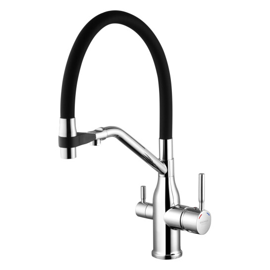 Додаткове фото - Змішувач для кухні Kroner KRP Kuche - C03816BLK