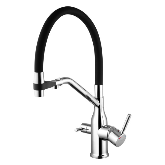 Додаткове фото - Змішувач для кухні Kroner KRP Kuche - C03816BLK