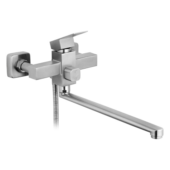 Додаткове фото - Змішувач для ванни Kroner KRP Edelstahl Kubus-ESG071