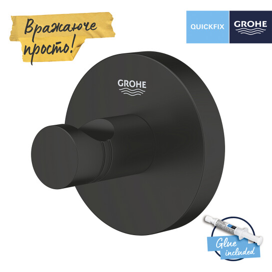 Додаткове фото - Гачок для ванної кімнати Grohe QuickFix Start 411732430