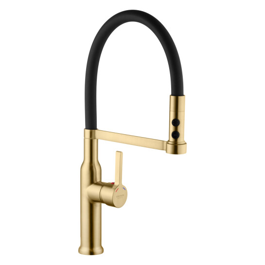 Головне фото - Змішувач для кухні Kroner KRP Ersel - GBG03112BLK