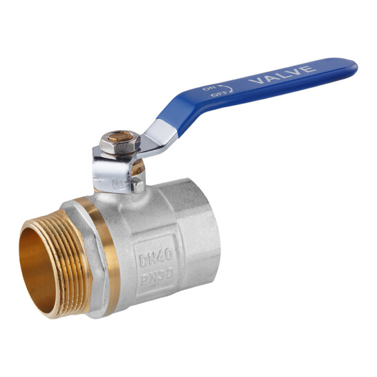 Крани кульові Кран кульовий Valves 1 1/2'' ВЗ PN30 синя ручка