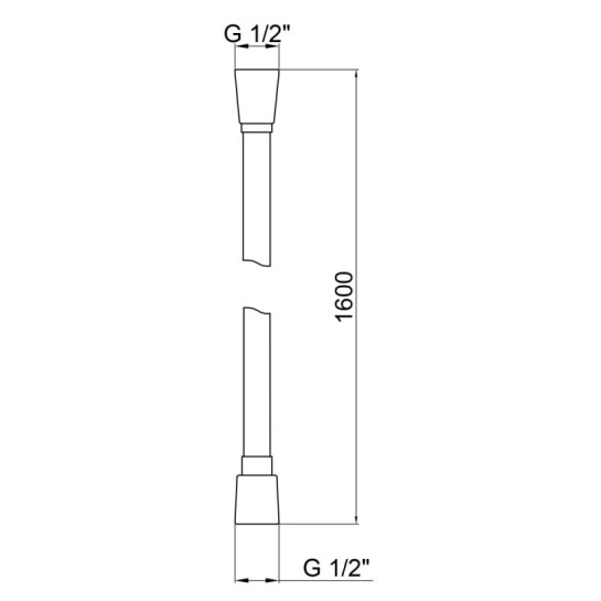 Додаткове фото - Шланг для душу Kroner KRM - C607 Anti-Twist 160 см
