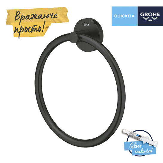 Додаткове фото - Тримач для рушників Grohe QuickFix Start 411742430