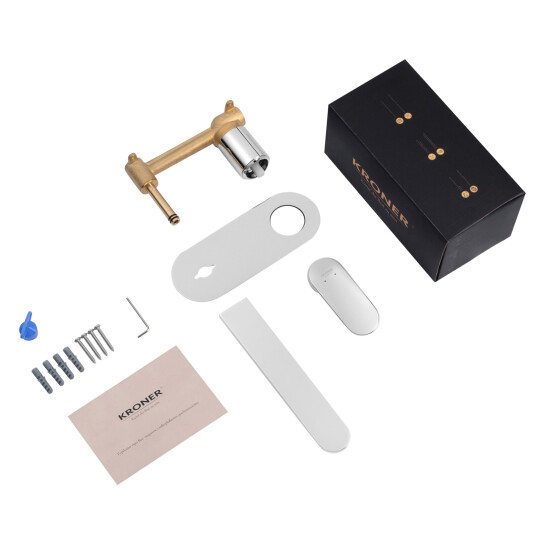 Додаткове фото - Змішувач прихованого монтажу для раковини Kroner Element 211133B-0101