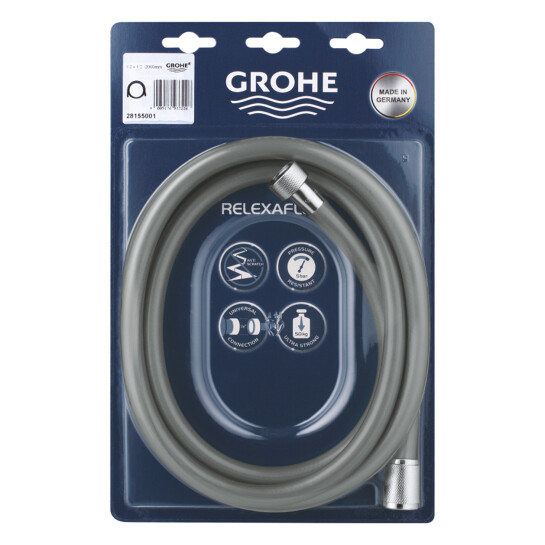 Додаткове фото - Шланг для душу Grohe Relexaflex 2000 мм 28155001