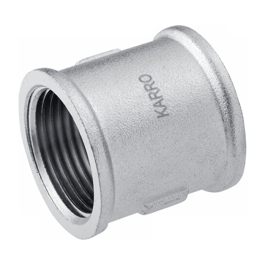 Муфти латунні Муфта Karro 1" ВВ нікельована KR-3122