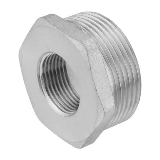 Футорки латунні Футорка посилена LexLine 1 1/2"х3/4" ЗВ нікельована НК0724-Вн