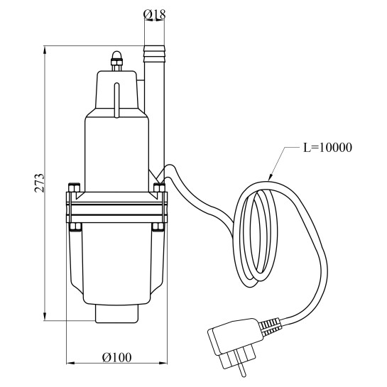 Додаткове фото - Насос вібраційний Forwater XVM60