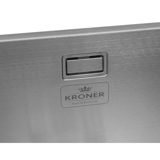 Додаткове фото - Кухонна мийка Kroner KRP Gebürstet - 5944STHM (1.0 мм)