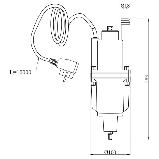 Додаткове фото - Насос вібраційний Forwater XVM60-1
