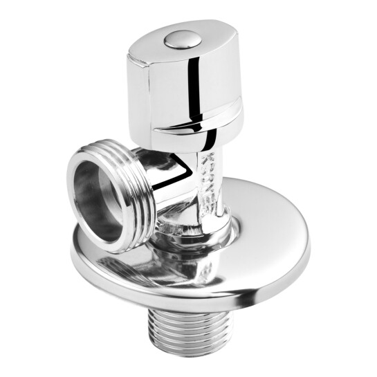 Додаткове фото - Кран приладовий Kroner KRP Eckventil C202 1/2"х3/4" ЗЗ