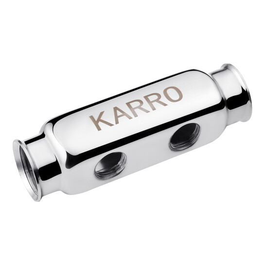 Головне фото - Колектор Karro на 2 виходи 1"х1/2" РВ нержавіюча сталь KR-1003