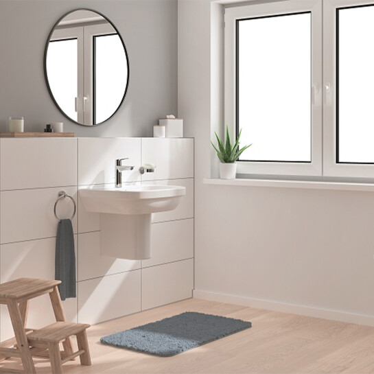 Додаткове фото - Змішувач для раковини Grohe QuickFix Start ES M-Size 23552002 з донним клапаном