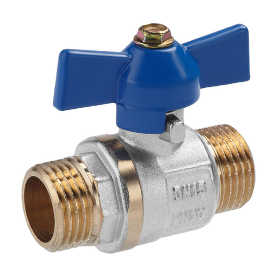 Крани кульові Кран кульовий Valves 1/2" ЗЗ PN30 синій метелик