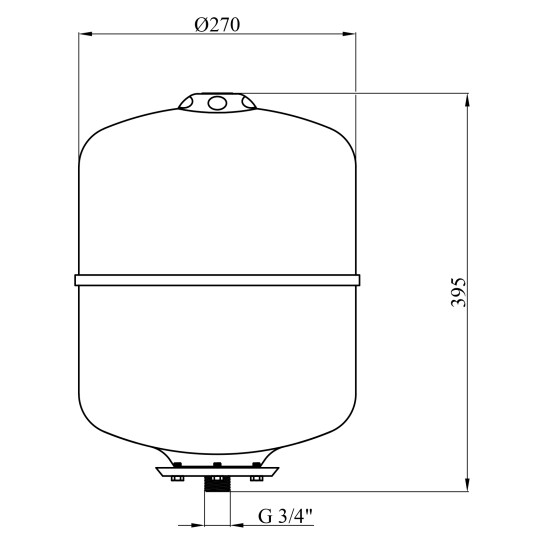 Додаткове фото - Розширювальний бак Forwater PTV19