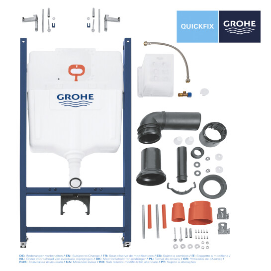 Додаткове фото - Інсталяція для унітаза Grohe QuickFix Solido 2 в 1 38971000