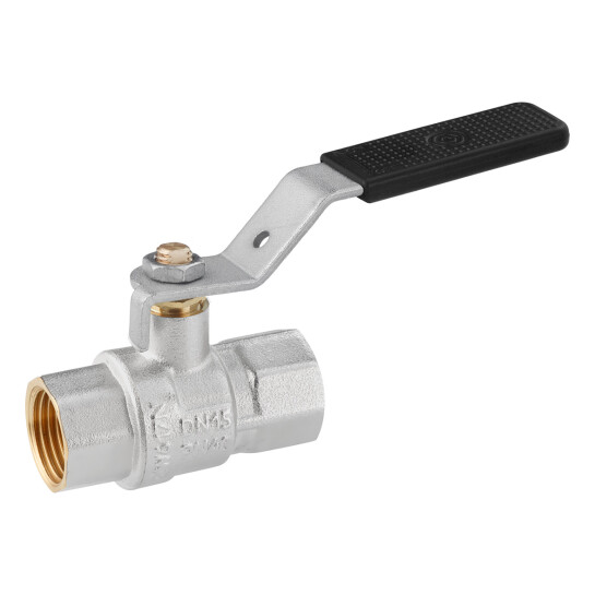 Крани кульові Кран кульовий Kroner 1/2" ВВ PN40 ручка, нікельований