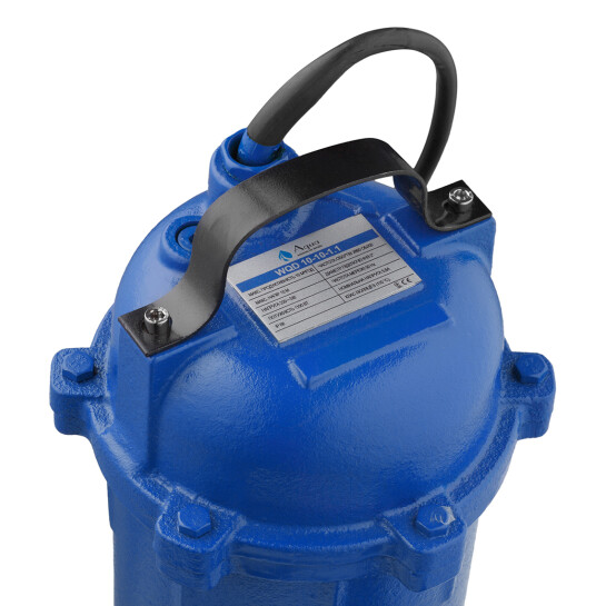 Додаткове фото - Насос фекальний Agua WQD 10-10-1.1 кВт Нmax 10 м Qmax 10 куб.м Р 1100 Вт корпус чавун