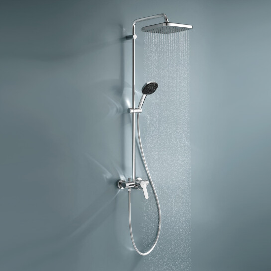 Додаткове фото - Душова система Grohe QuickFix Vitalio Comfort 26985001 з набором аксесуарів для ванної кімнати BF40961SC